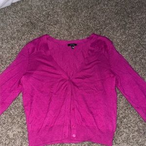 Thrifted button up sweater